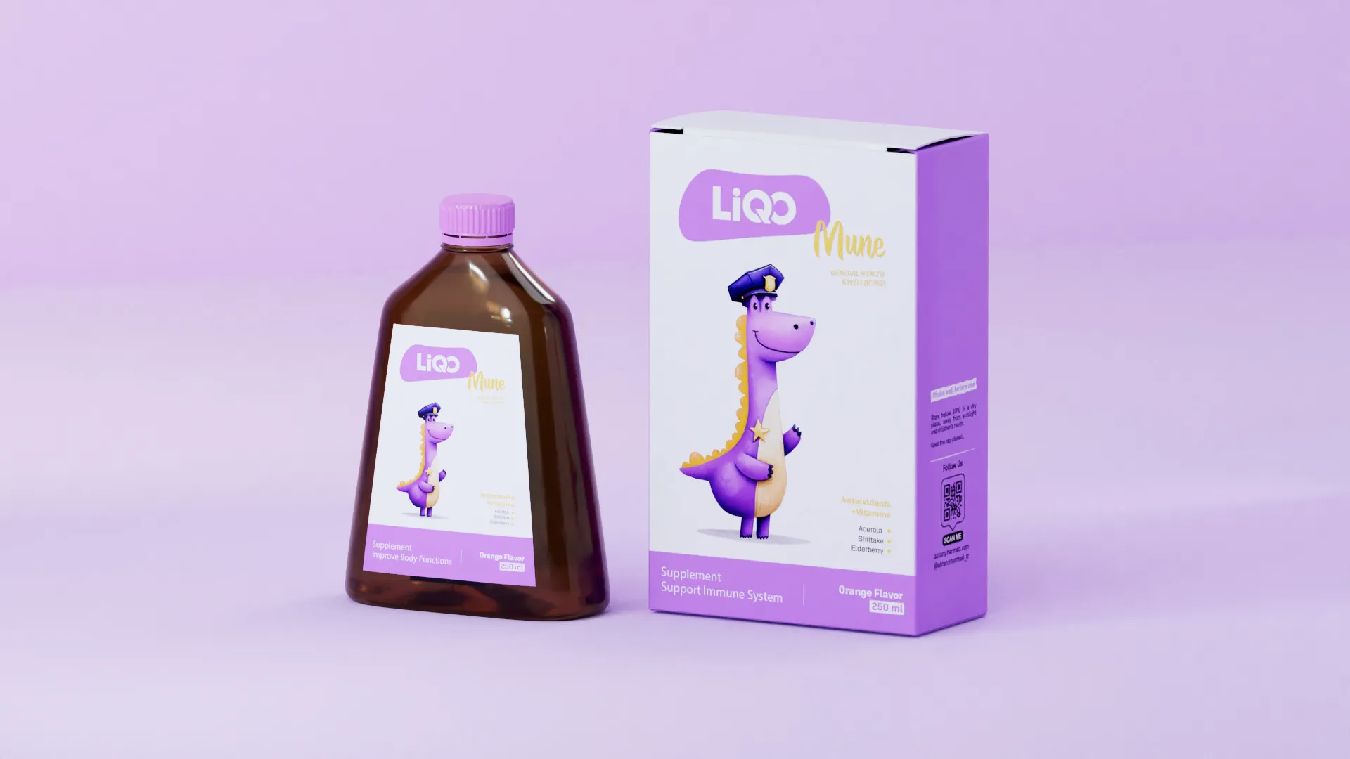 LIQO character and packaging details