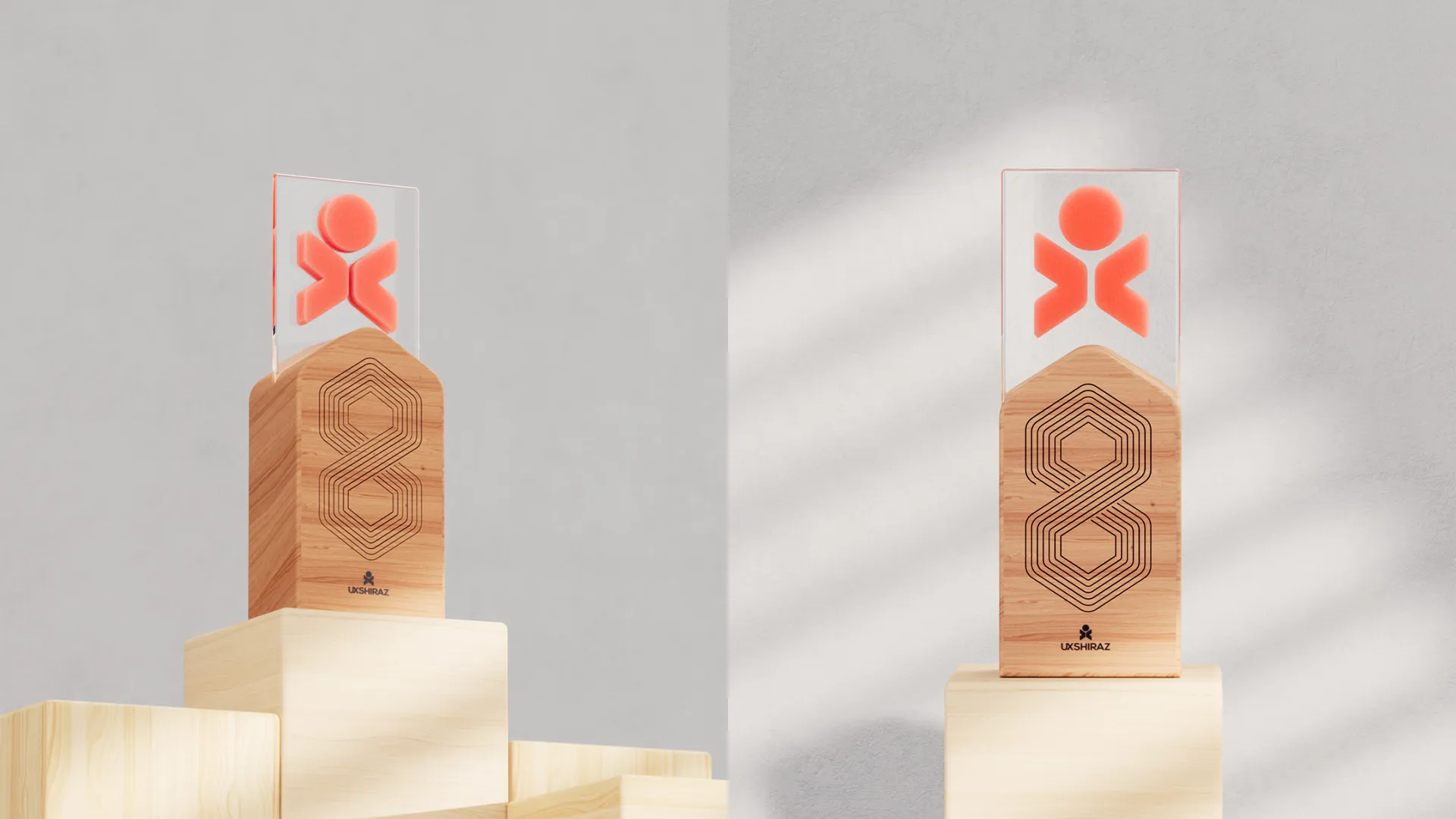 UX Shiraz speaker trophy design